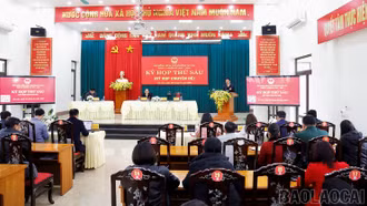 HĐND phường Âu Lâu khóa I tổ chức thành công kỳ họp thứ 6 (Kỳ họp chuyên đề)