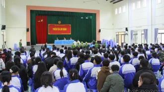 Tòa án nhân dân khu vực 9 tổ chức phiên tòa xét xử lưu động vụ án mua bán trái phép chất ma túy