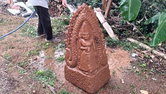 Phát hiện phù điêu tại Di tích quốc gia đặc biệt tháp Dương Long