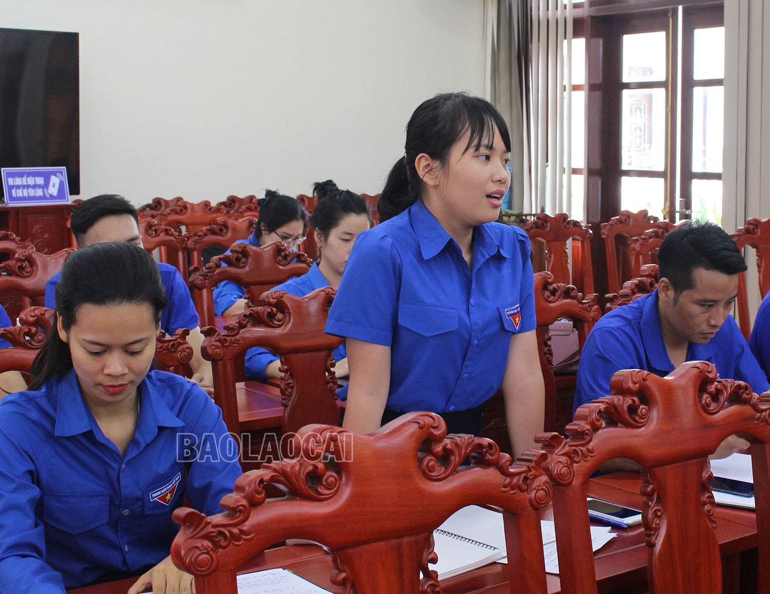 Đại biểu tham gia ý kiến tại hội nghị. IMG_1022.jpg