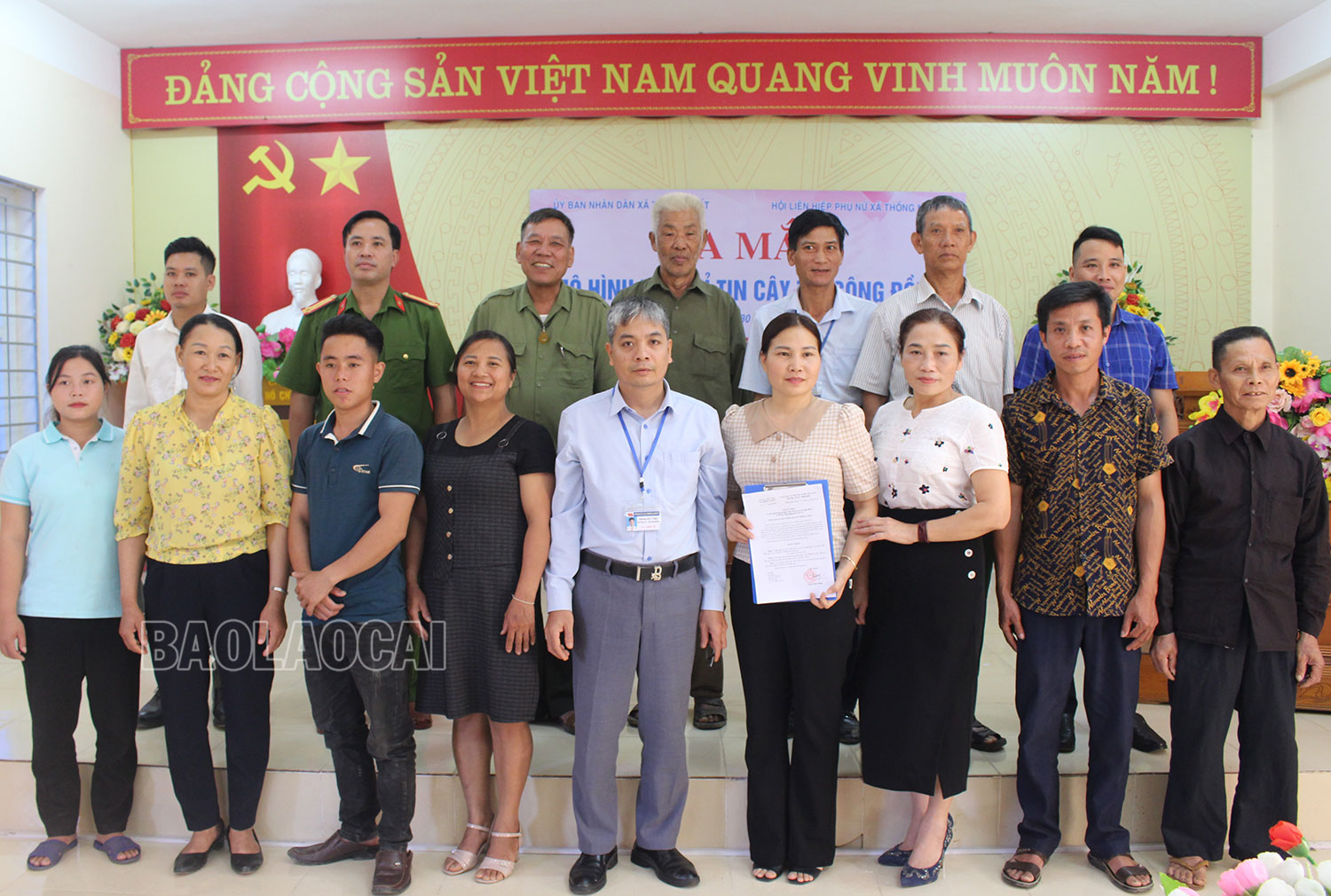 Ra mắt mô hình "Địa chỉ tin cậy tại cộng đồng" trên địa bàn xã Thống Nhất. IMG_1687.jpg