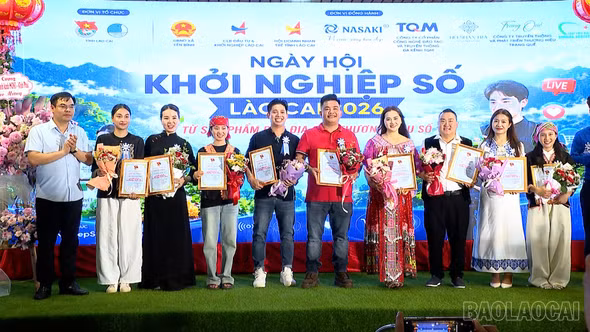 Sôi động Ngày hội Khởi nghiệp số tỉnh Lào Cai năm 2026
