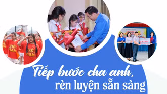 Tiếp bước cha anh, rèn luyện sẵn sàng 