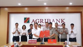 Ký kết Biên bản ghi nhớ giữa Agribank Chi nhánh Yên Bái và Thi hành án dân sự tỉnh Lào Cai