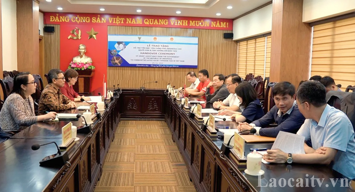 Chính phủ Indonesia hỗ trợ người dân Lào Cai khắc phục hậu quả thiên tai ảnh 1