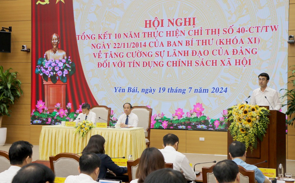 Yên Bái tổng kết 10 năm thực hiện Chỉ thị số 40 của Ban Bí thư về tăng cường sự lãnh đạo của Đảng đối với tín dụng chính sách xã hội ảnh 2