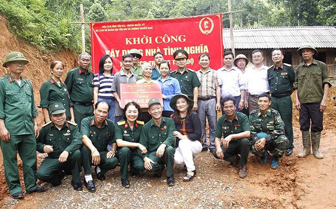 Khởi công xây dựng nhà tình nghĩa cho hội viên cựu chiến binh xã Tân Thịnh, huyện Văn Chấn ảnh 1