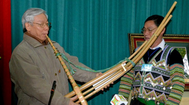 Một số hình ảnh Tổng Bí thư Nguyễn Phú Trọng thăm và làm việc tại tỉnh Yên Bái ảnh 11 Một số hình ảnh Tổng Bí thư Nguyễn Phú Trọng thăm và làm việc tại tỉnh Yên Bái ảnh 11