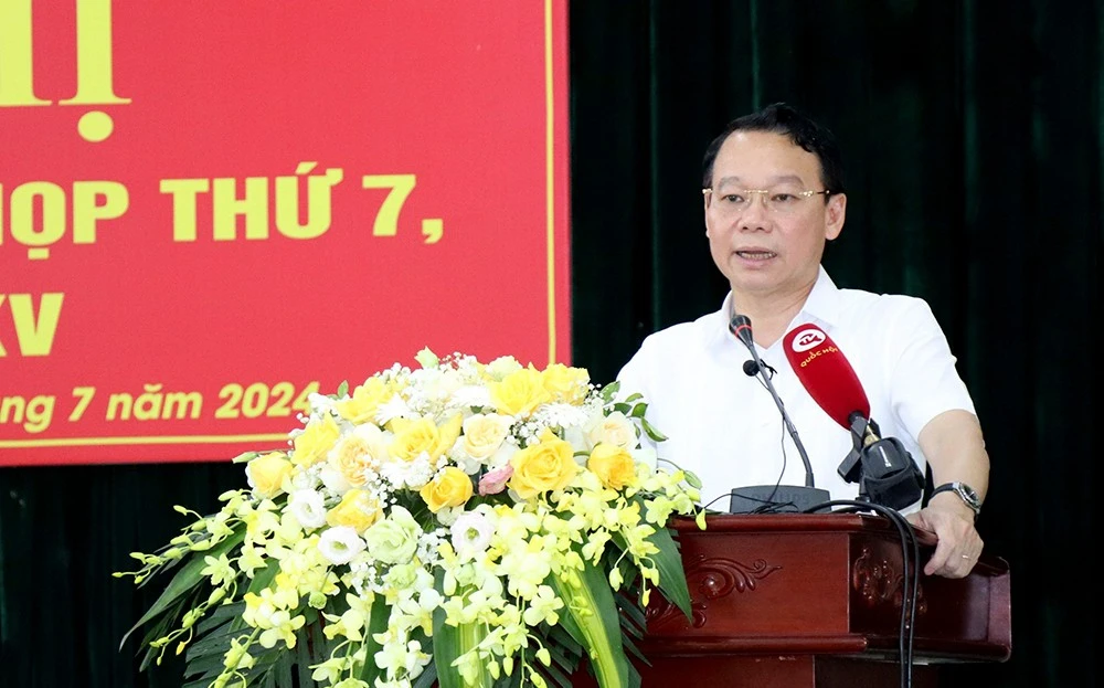 Bí thư Tỉnh ủy, Trưởng đoàn Đại biểu Quốc hội tỉnh Đỗ Đức Duy tiếp xúc cử tri thị xã Nghĩa Lộ ảnh 3