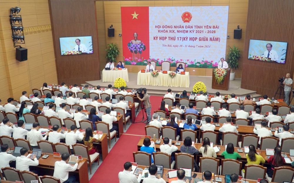Khai mạc Kỳ họp thứ 17 - HĐND tỉnh Yên Bái khóa XIX ảnh 1 Khai mạc Kỳ họp thứ 17 - HĐND tỉnh Yên Bái khóa XIX ảnh 1