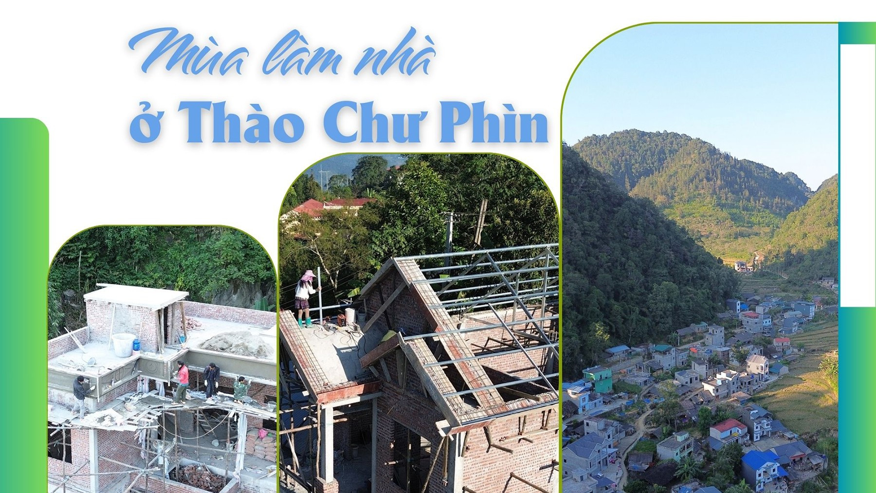 Mùa làm nhà ở Thào Chư Phìn