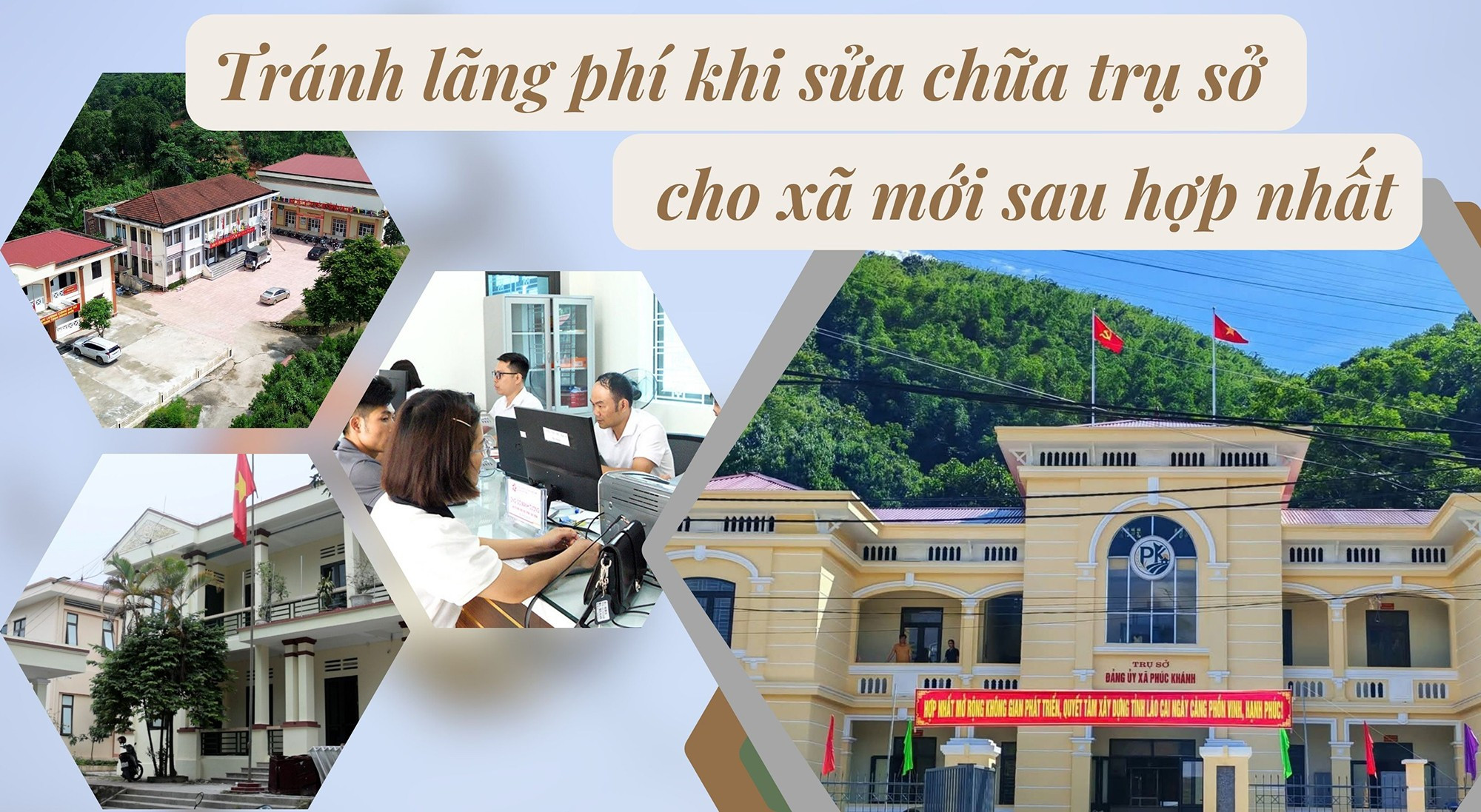 Tránh lãng phí khi sửa chữa trụ sở cho xã mới sau hợp nhất