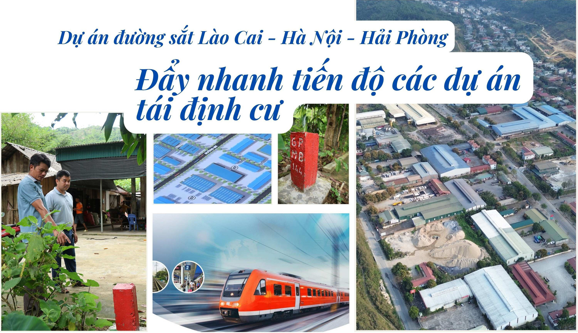 Dự án đường sắt Lào Cai - Hà Nội - Hải Phòng: Đẩy nhanh tiến độ các dự án tái định cư