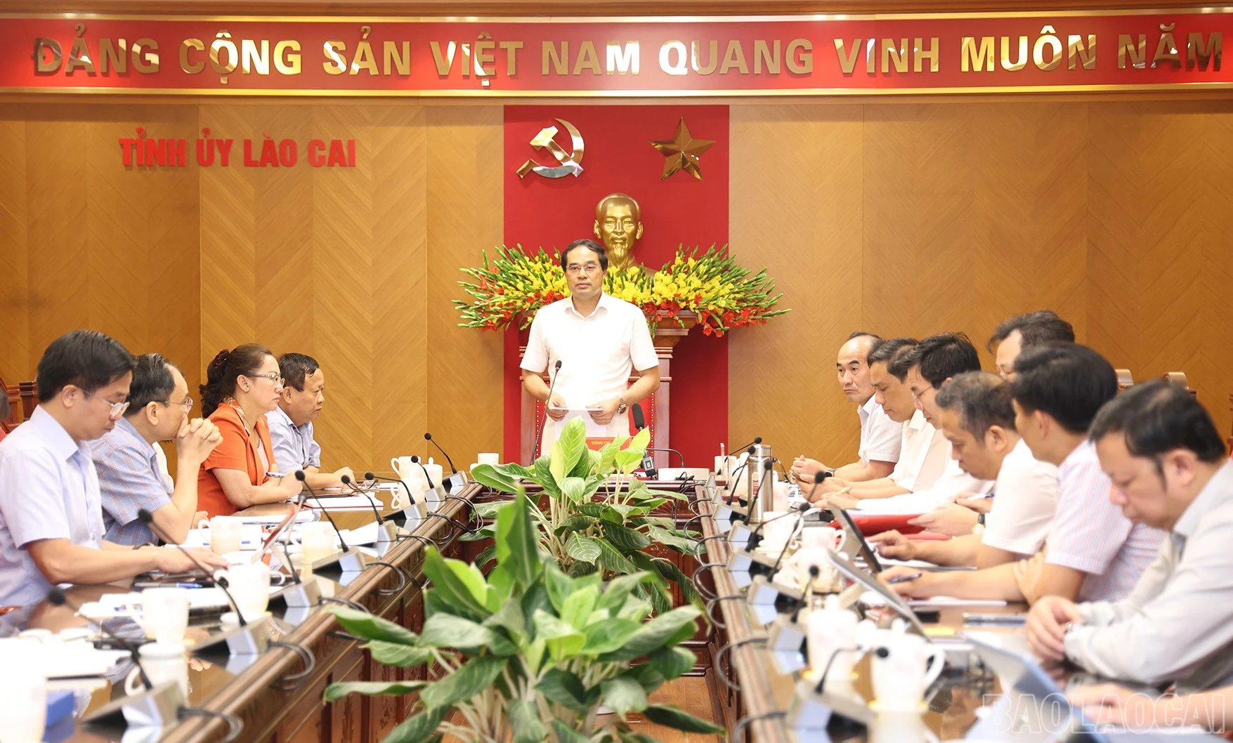 Sẽ phát động thi đua 90 ngày đêm hoàn thành giải phóng mặt bằng dự án đường sắt Lào Cai - Hà Nội - Hải Phòng đoạn qua tỉnh Lào Cai