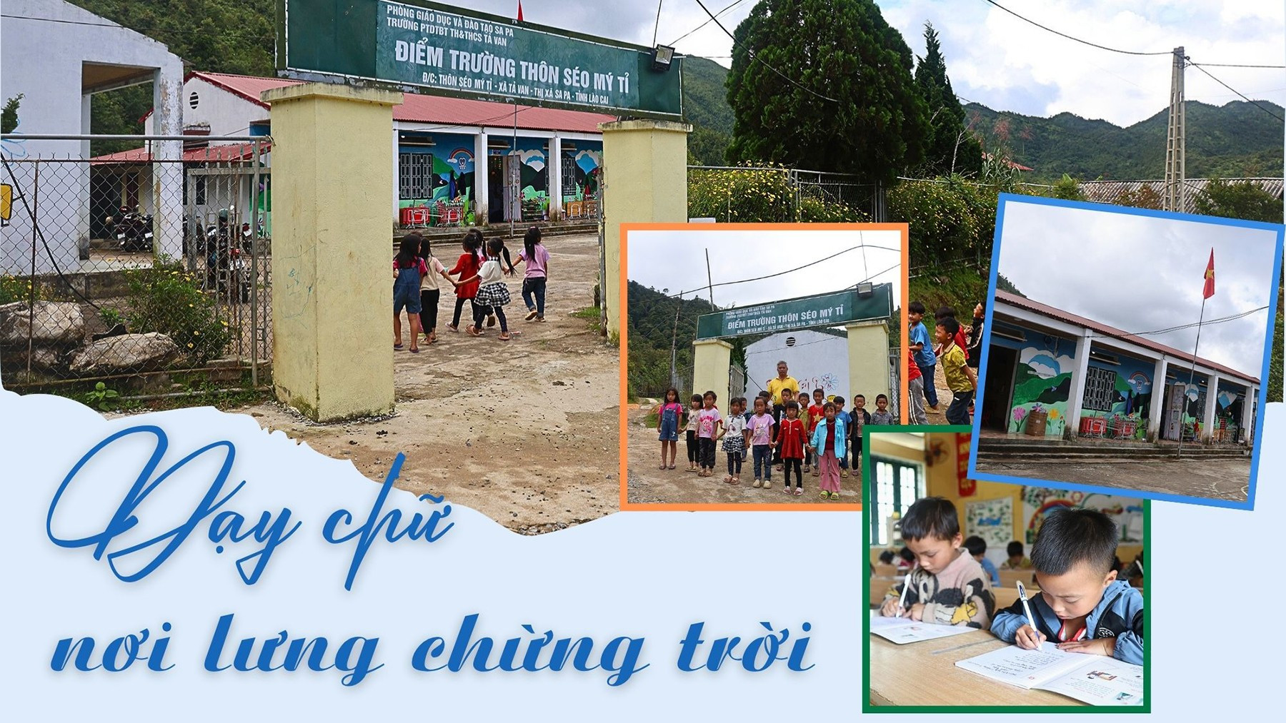 Dạy chữ nơi lưng chừng trời