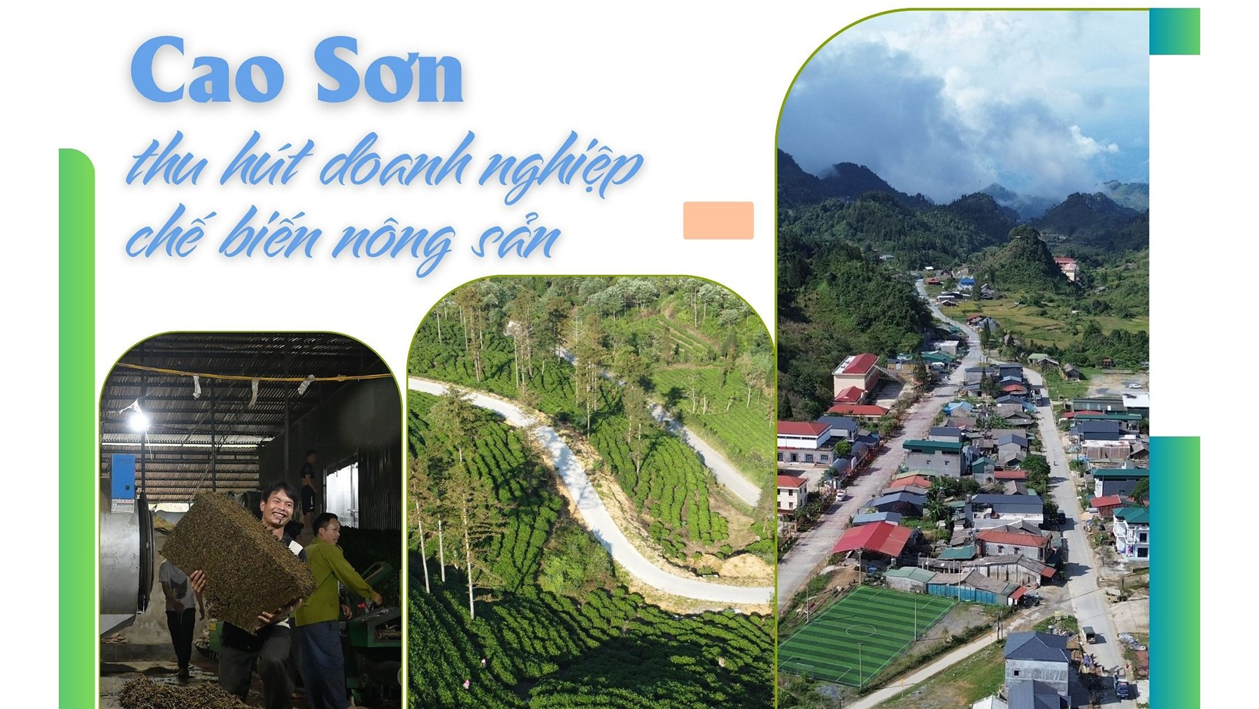 Cao Sơn thu hút doanh nghiệp chế biến nông sản