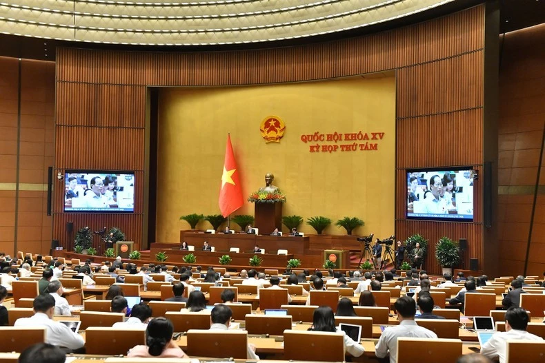 Quang cảnh phiên họp.