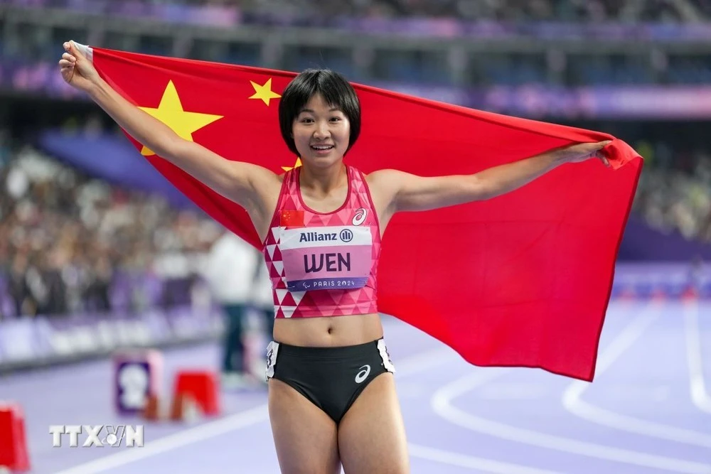 Trung Quốc dẫn đầu bảng tổng sắp Paralympic 2024.