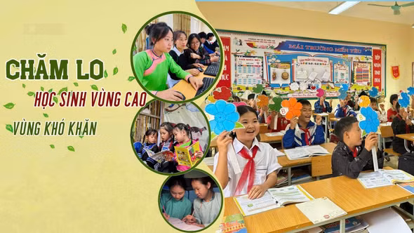 Chăm lo học sinh vùng cao, vùng khó khăn