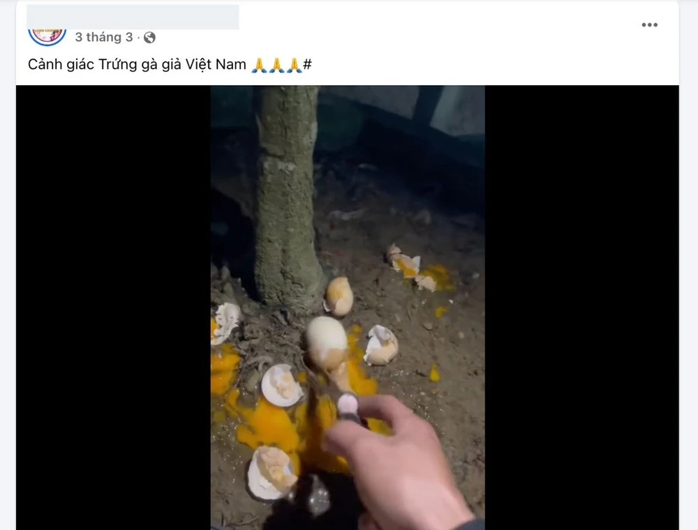 Thông tin lan truyền trên mạng xã hội. Ảnh chụp màn hình