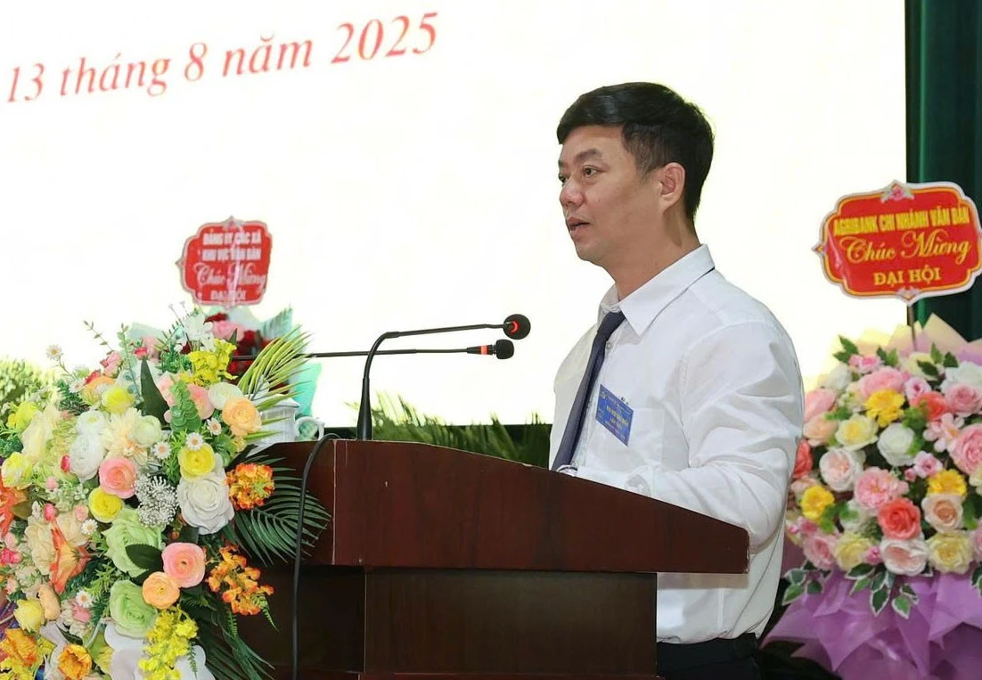 Đồng chí Chủ nhiệm Ủy ban Kiểm tra Tỉnh ủy phát biểu chỉ đạo đại hội.