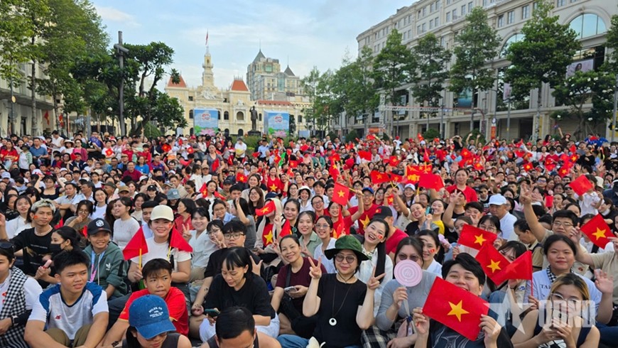 Tổng duyệt cấp Nhà nước Lễ kỷ niệm 50 năm Ngày Giải phóng miền Nam, thống nhất đất nước ảnh 9 Tổng duyệt cấp Nhà nước Lễ kỷ niệm 50 năm Ngày Giải phóng miền Nam, thống nhất đất nước ảnh 9