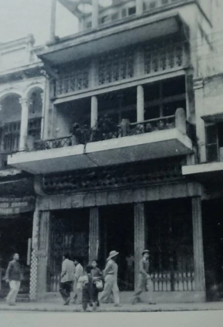 Ngôi nhà 48 Hàng Ngang những năm 1940 của thế kỷ XX. Ảnh tư liệu