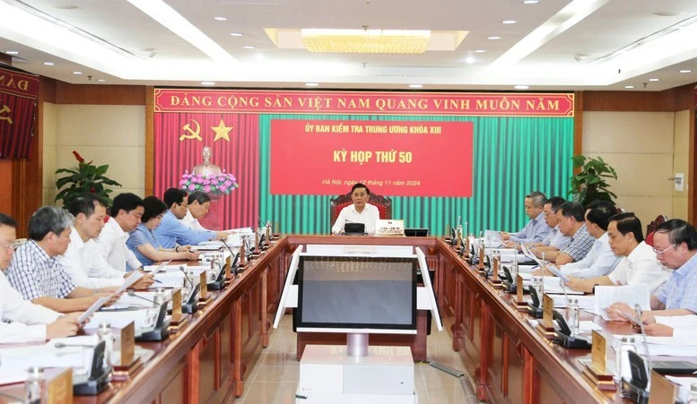 Kỳ họp thứ 50 của Ủy ban Kiểm tra Trung ương