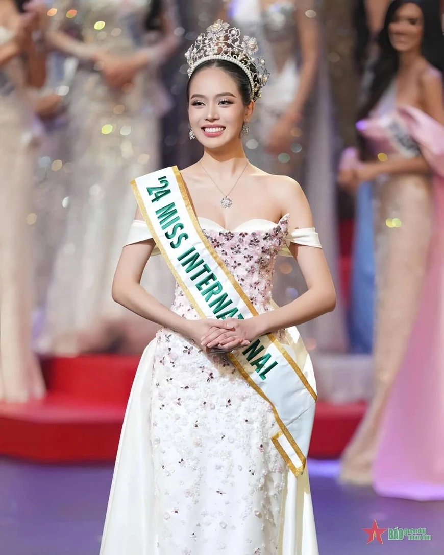 Huỳnh Thị Thanh Thủy đăng quang Hoa hậu Quốc tế 2024. Ảnh nhân vật cung cấp