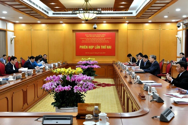 Tổng Bí thư Tô Lâm chủ trì Phiên họp.