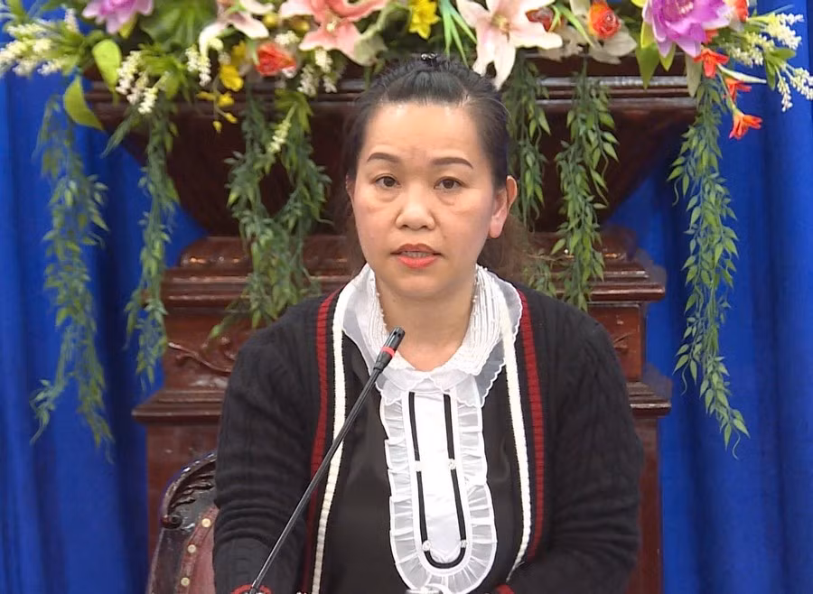 Phó Giám đốc Sở Thông tin và Truyền thông Lê Thị Thu Hương chủ trì, kết luận cuộc họp.