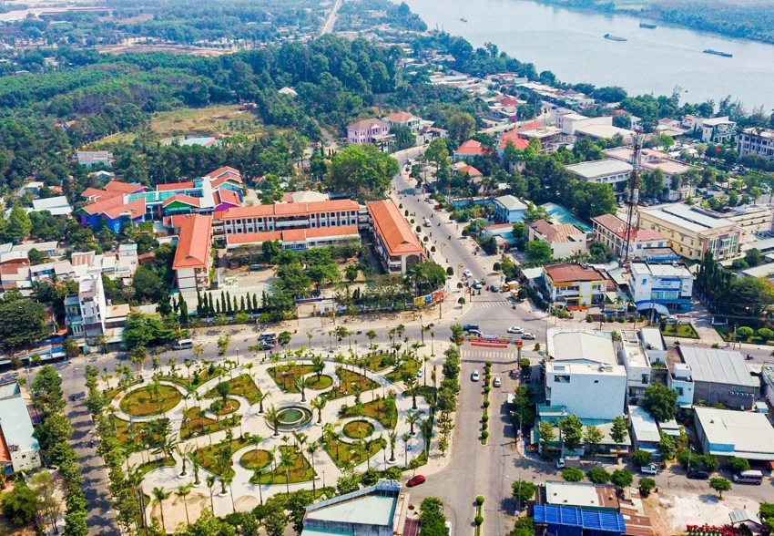 Một góc đô thị Tân Uyên.