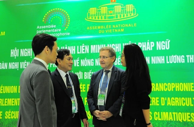 Lãnh đạo thành phố Cần Thơ trao đổi cùng đại biểu quốc tế.