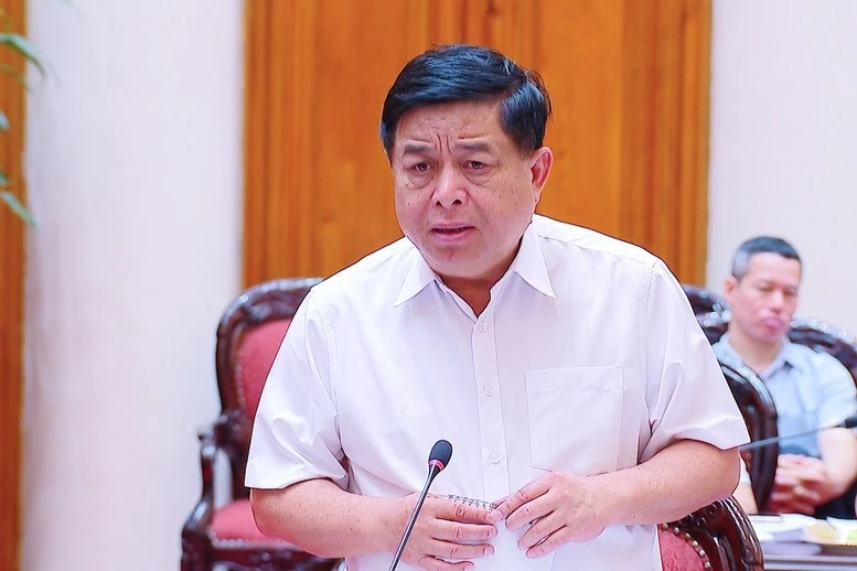 Phó Thủ tướng Nguyễn Chí Dũng phát biểu tại phiên họp.