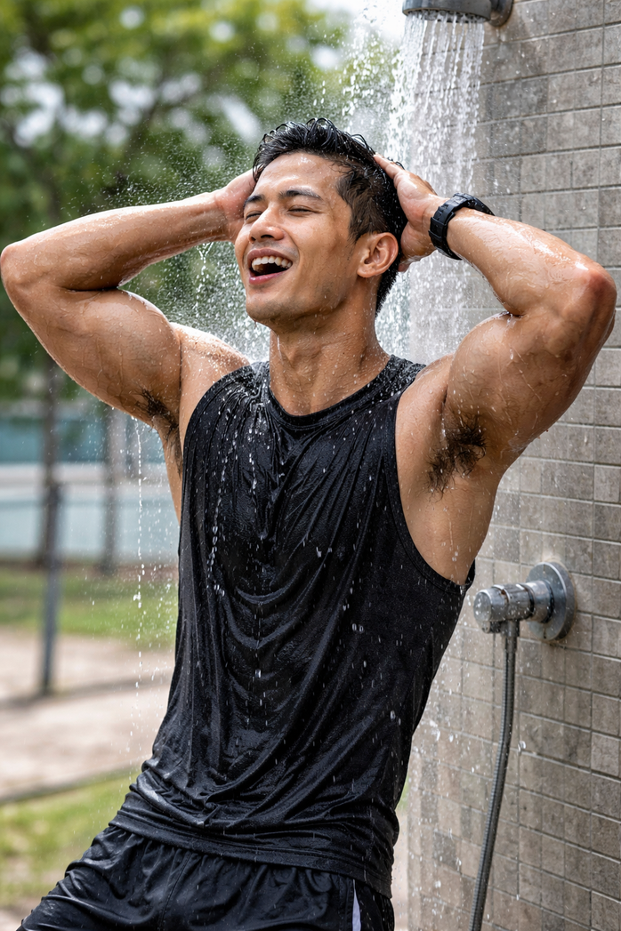 Việc tắm nước lạnh vào buổi sáng dễ kích hoạt đột quỵ.