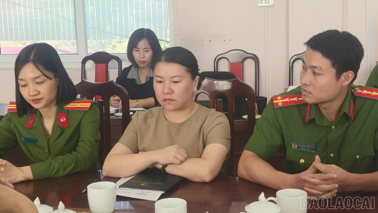 Đối tượng Đinh Thị Diệu Hoa. baolaocai-br_3-6736.jpg