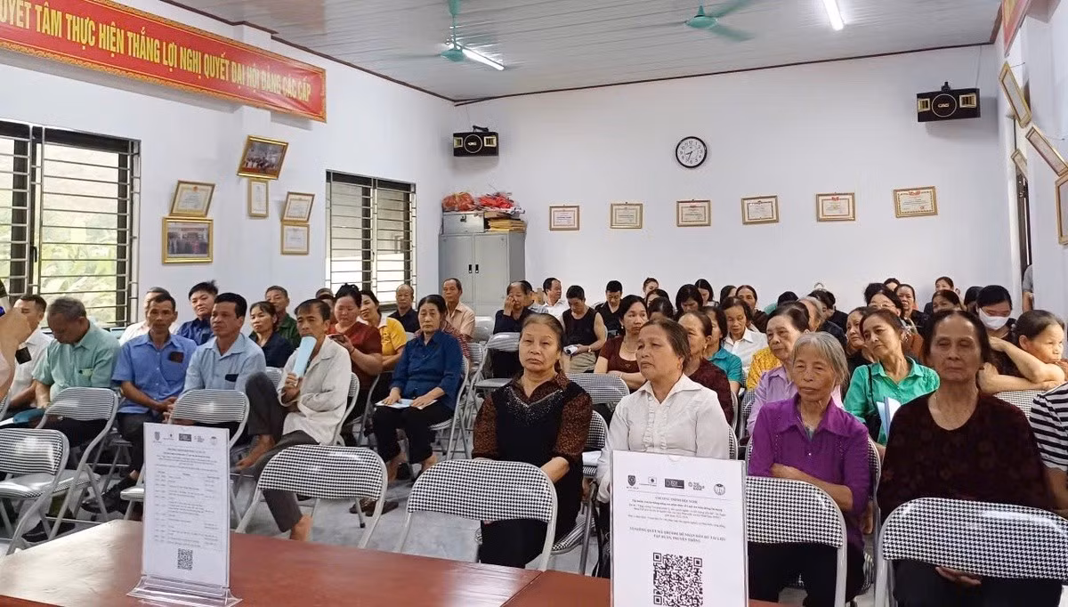 Tài liệu đã được số hóa dưới dạng mã QR giúp người dân có thể dễ dàng tra cứu.