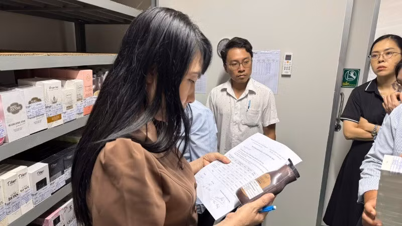 Đoàn kiểm tra sở Y tế Đồng Nai kiểm tra tại Công ty cổ phần nhà máy y tế EBC Đồng Nai