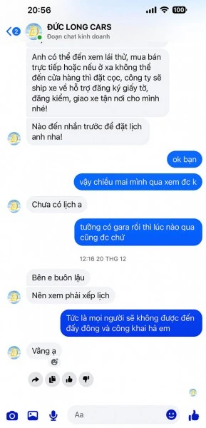 Công ty ô tô Đức Long ảo trên mạng bị nhiều người tố cáo lừa đảo.