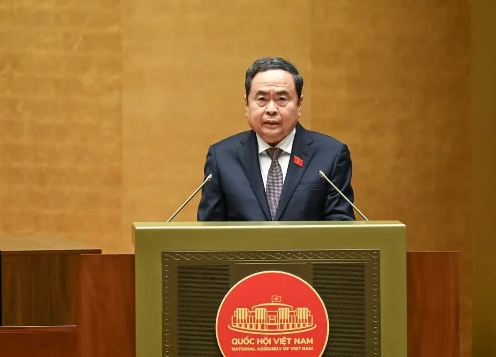 Chủ tịch Quốc hội Trần Thanh Mẫn phát biểu bế mạc Kỳ họp.