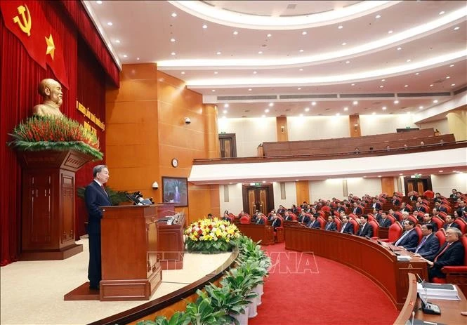 Tổng Bí thư Tô Lâm phát biểu bế mạc Hội nghị lần thứ 11 Ban Chấp hành Trung ương Đảng khóa XIII.