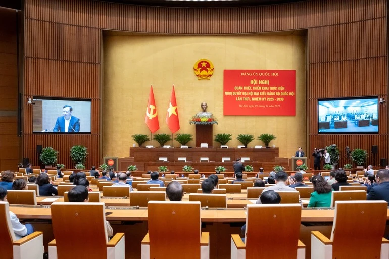 Quang cảnh hội nghị.