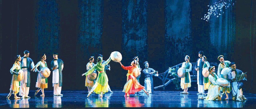 Một cảnh trong vở Ballet Kiều lấy cảm hứng từ kiệt tác Truyện Kiều của Đại thi hào Nguyễn Du.