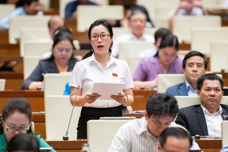 Đại biểu Trần Thị Thu Hằng. Đại biểu Trần Thị Thu Hằng.
