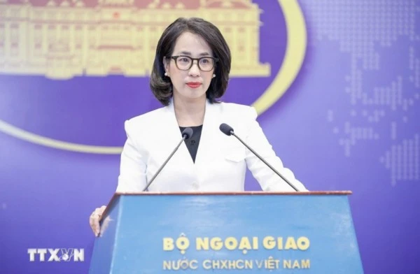 Người Phát ngôn Bộ Ngoại giao Việt Nam Phạm Thu Hằng.