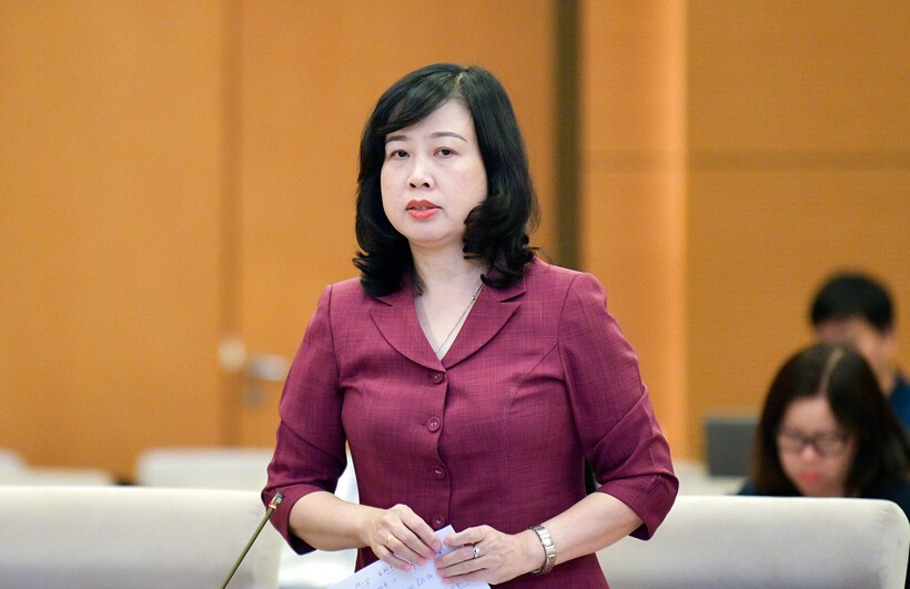 Bộ trưởng Bộ Y tế Đào Hồng Lan. Bộ trưởng Bộ Y tế Đào Hồng Lan.