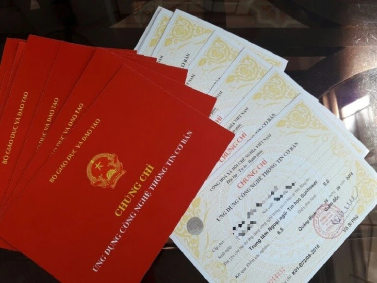 Bỏ quy định Bộ Giáo dục và Đào tạo in phôi văn bằng, chứng chỉ.