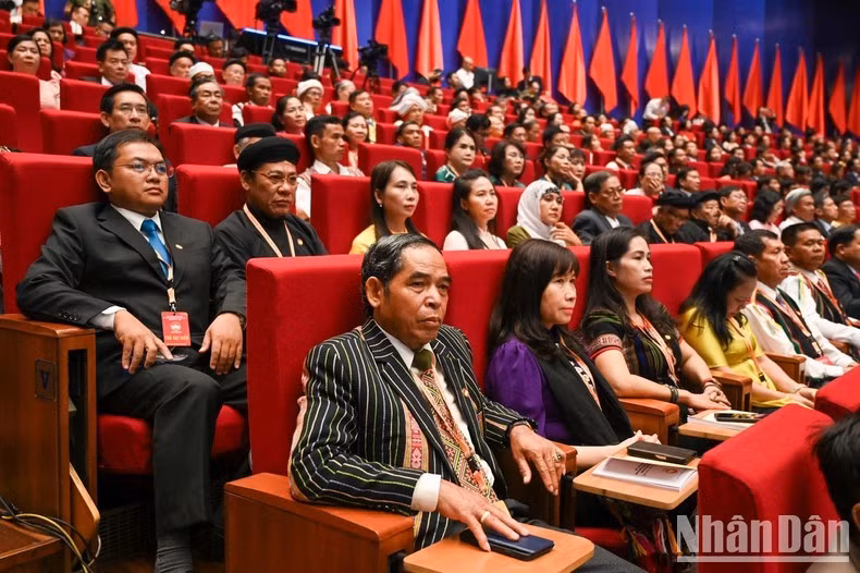Các đại biểu tham dự phiên trọng thể của Đại hội.