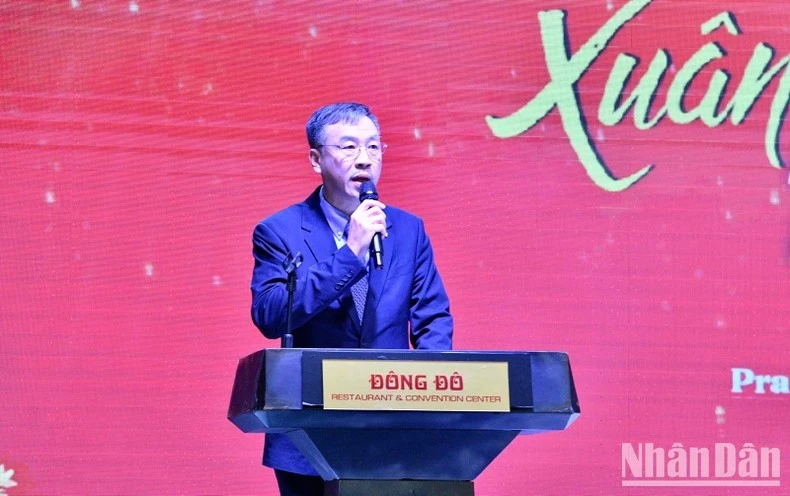 Đại sứ Việt Nam tại Cộng hòa Czech Dương Hoài Nam phát biểu ý kiến tại Chương trình.