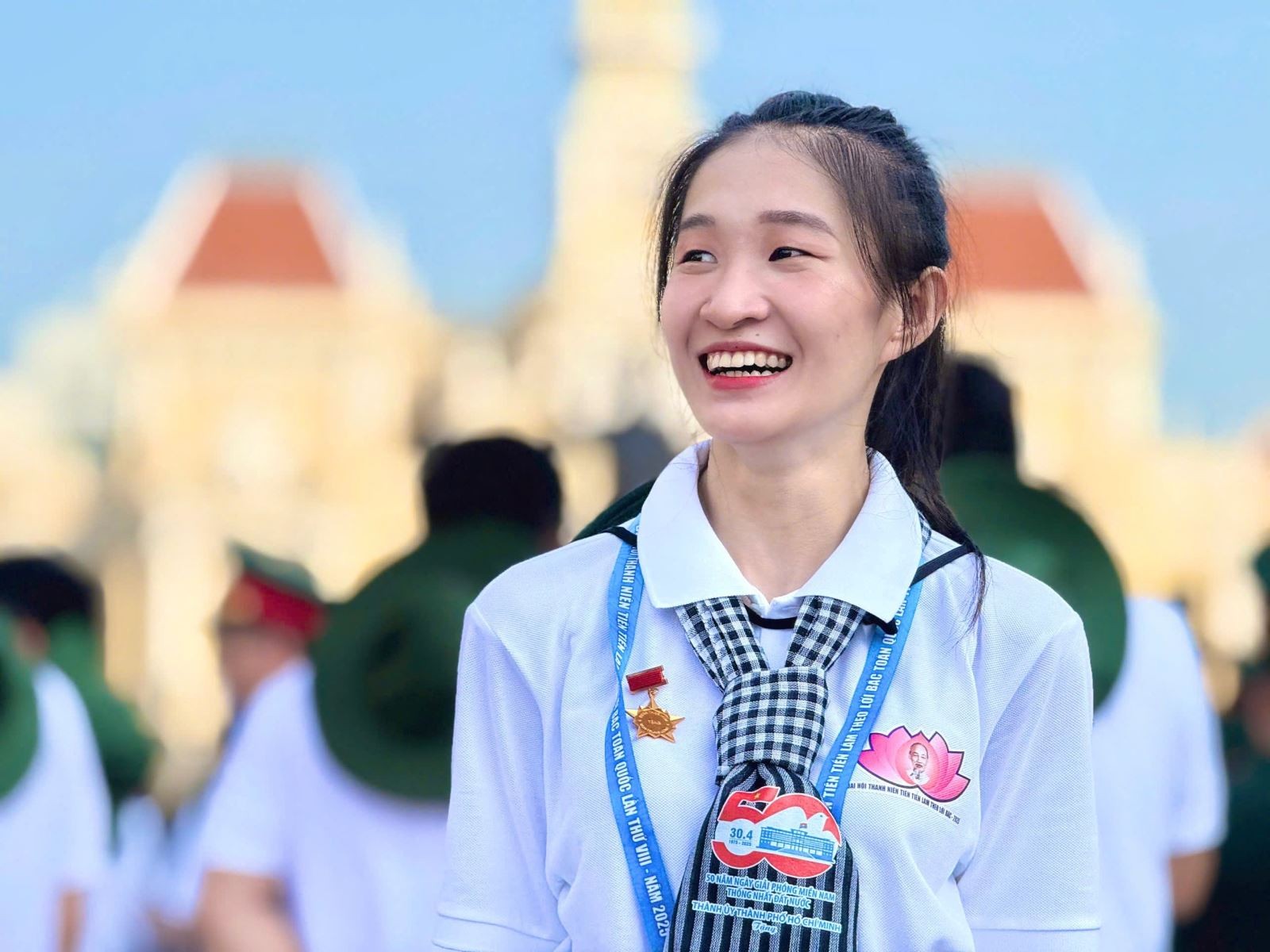 Chị Nguyễn Kim Hậu, Kiện tướng Quốc gia môn Vovinam năm 2024, học viên cao học tại Trường Đại học Sư phạm Thể dục Thể thao TP Hồ Chí Minh. Chị Nguyễn Kim Hậu, Kiện tướng Quốc gia môn Vovinam năm 2024, học viên cao học tại Trường Đại học Sư phạm Thể dục Thể thao TP Hồ Chí Minh.